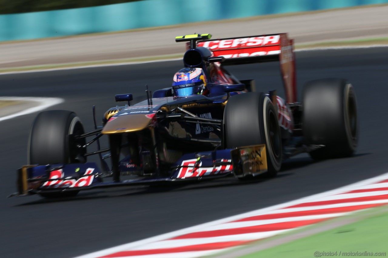 GP UNGHERIA, 26.07.2013- Free practice 1, Daniel Ricciardo (AUS) Scuderia Toro Rosso STR8