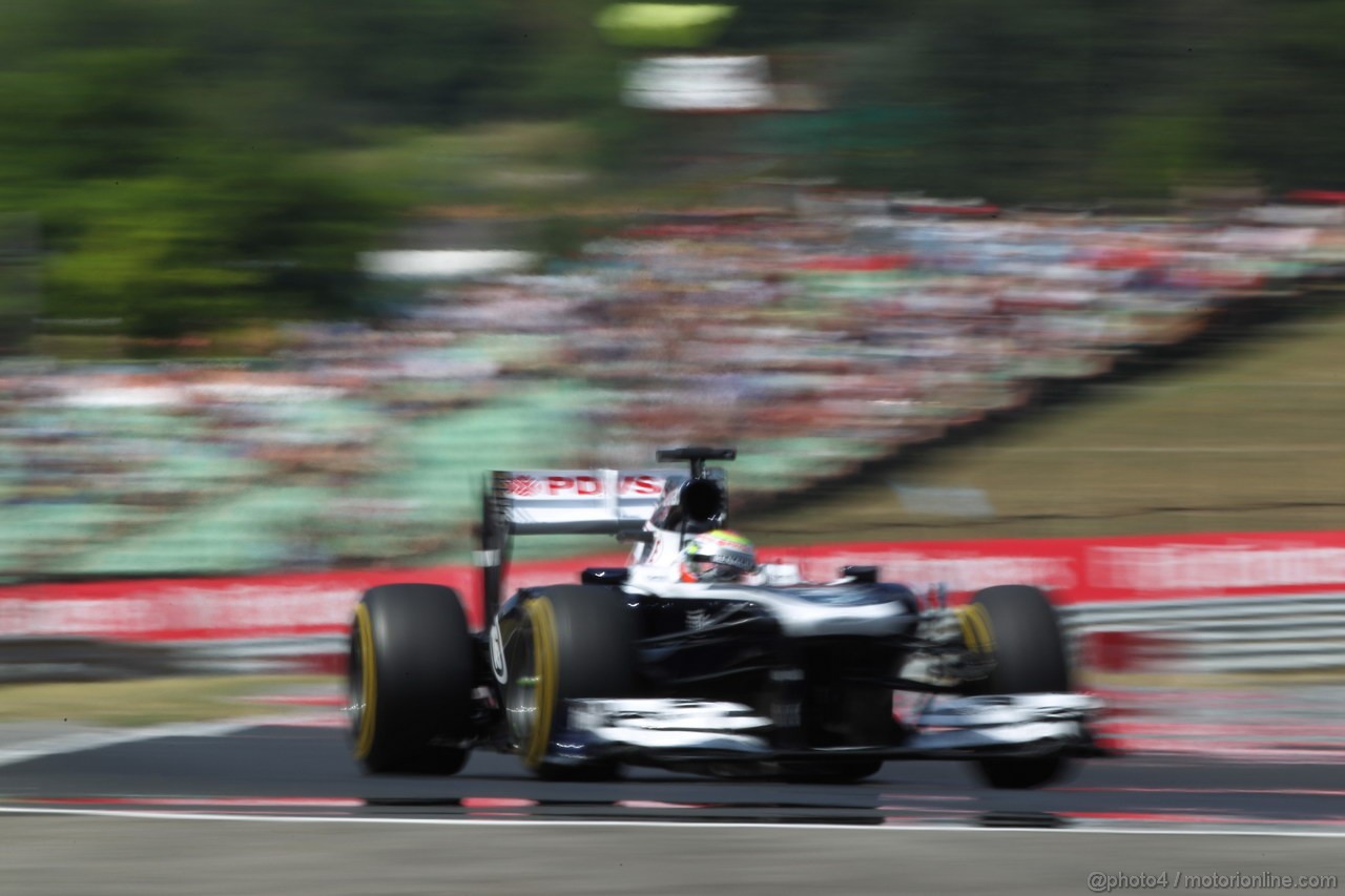 GP UNGHERIA, 26.07.2013-  Free practice 2, Pastor Maldonado (VEN) Williams F1 Team FW35