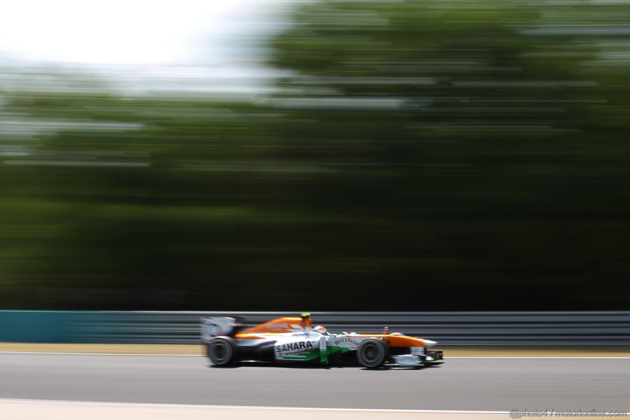 GP UNGHERIA, 26.07.2013-  Free practice 2, Adrian Sutil (GER), Sahara Force India F1 Team VJM06