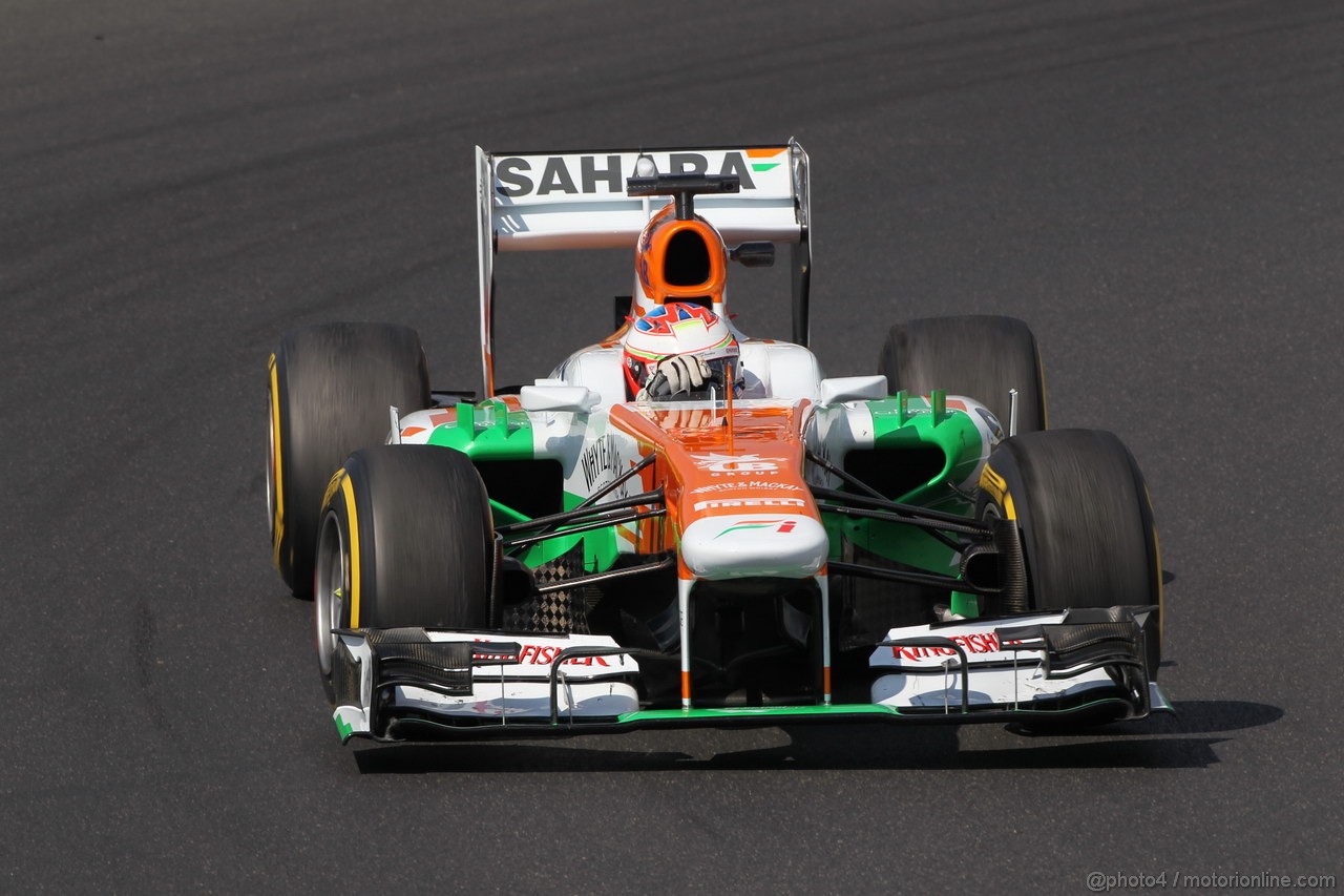 GP UNGHERIA, 26.07.2013-  Free practice 2, Paul di Resta (GBR) Sahara Force India F1 Team VJM06