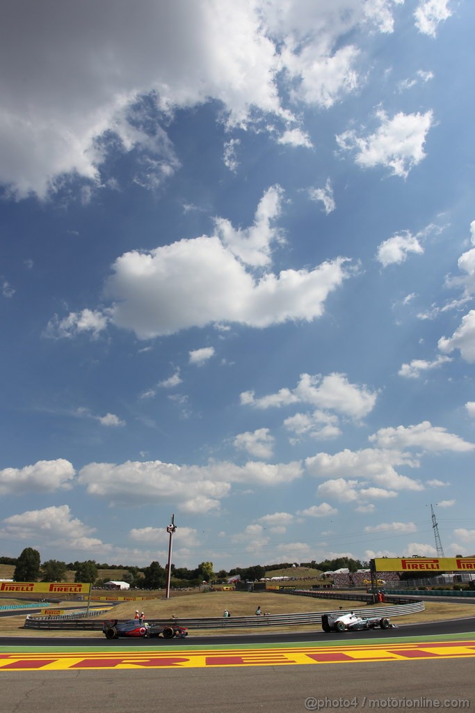 GP UNGHERIA, 26.07.2013-  Free practice 2, Sergio Perez (MEX) McLaren MP4-28
