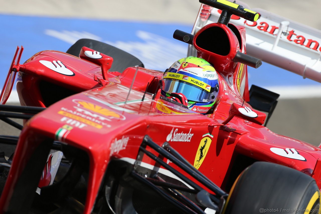 GP UNGHERIA, 26.07.2013-  Free practice 2, Felipe Massa (BRA) Ferrari F138
