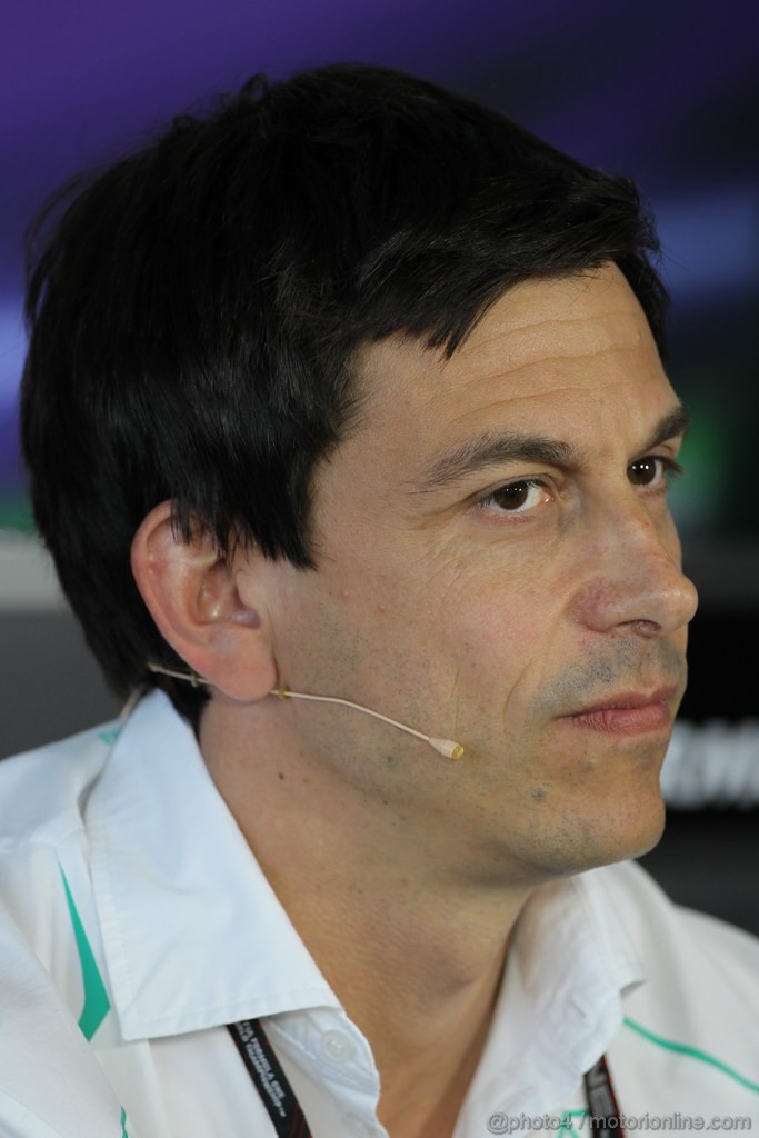 GP UNGHERIA, 26.07.2013- Venerdi' Press Conference, Toto Wolff (GER) Mercedes AMG F1 Shareholder e Executive Director