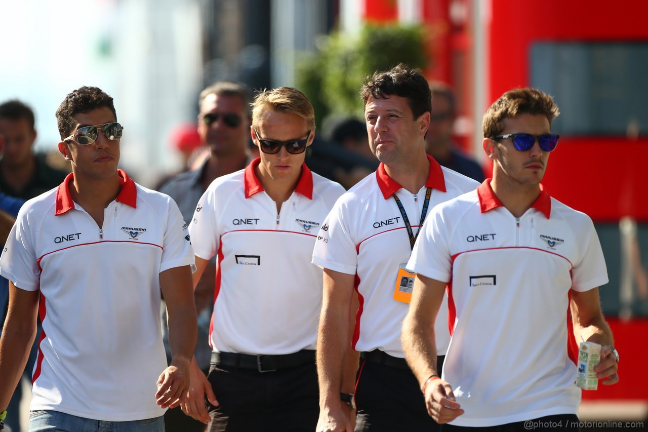 GP UNGHERIA, 26.07.2013- Free practice 2, Max Chilton (GBR), Marussia F1 Team MR02