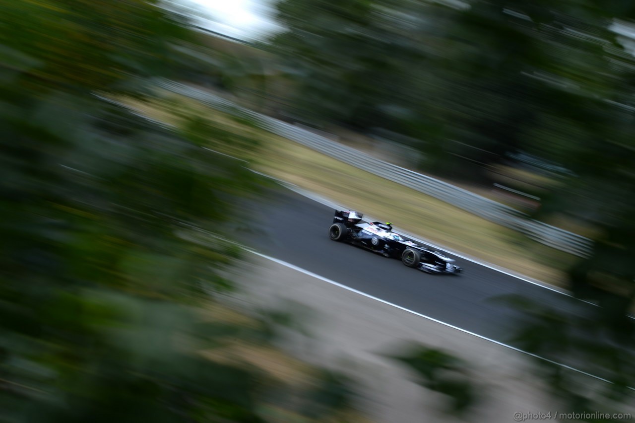 GP UNGHERIA, 26.07.2013- Free practice 2, Valtteri Bottas (FIN), Williams F1 Team FW35