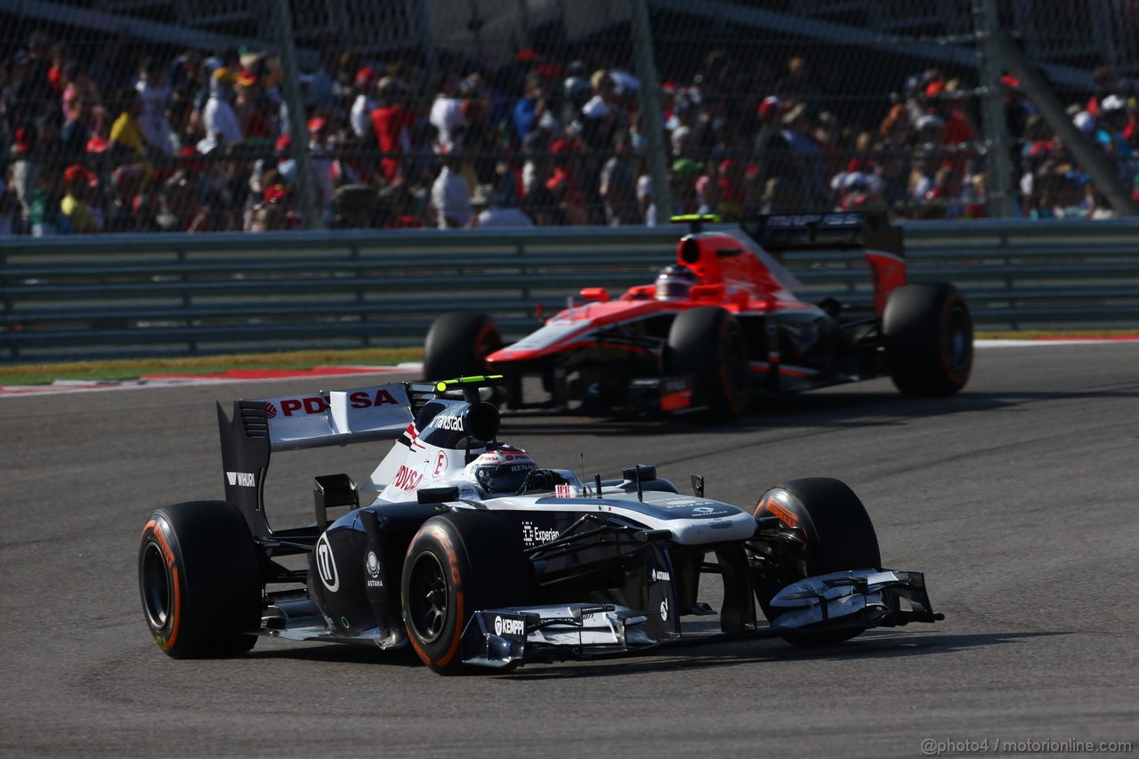 GP USA, 17.11.2013- Gara, Valtteri Bottas (FIN), Williams F1 Team FW35 