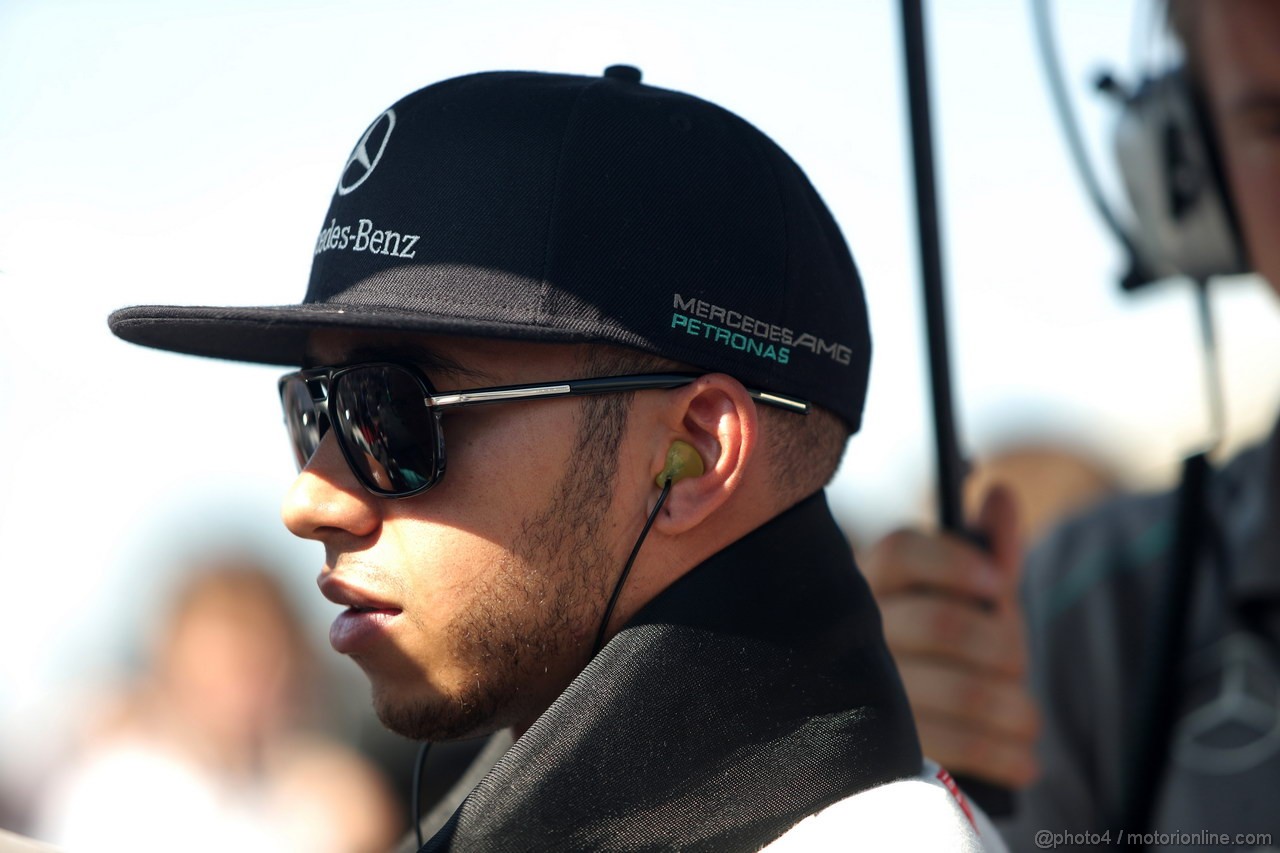 GP USA, 17.11.2013- Gara, Lewis Hamilton (GBR) Mercedes AMG F1 W04 