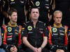 GP USA, 17.11.2013- Romain Grosjean (FRA) Lotus F1 Team E21 e Heikki Kovalainen (FIN) Lotus F1 Team E21