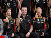 GP USA, 17.11.2013- Romain Grosjean (FRA) Lotus F1 Team E21, Eric Boullier (FRA), Team Manager, Lotus F1 Team e Heikki Kovalainen (FIN) Lotus F1 Team E21  