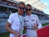 GP USA, 17.11.2013- Gara, Gordon Ramsey (GBR) Celebrity Chef (Right) e Max Chilton (GBR), Marussia F1 Team MR02 