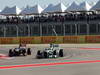 GP USA, 17.11.2013- Gara, Daniel Ricciardo (AUS) Scuderia Toro Rosso STR8 e Nico Rosberg (GER) Mercedes AMG F1 W04 