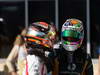 GP USA, 17.11.2013- Gara, Jules Bianchi (FRA) Marussia F1 Team MR02 e Giedo Van der Garde (NED), Caterham F1 Team CT03 
