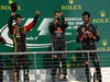 GP USA, 17.11.2013- Gara, Sebastian Vettel (GER) Red Bull Racing RB9 vincitore, secondo Romain Grosjean (FRA) Lotus F1 Team E21 e terzo Mark Webber (AUS) Red Bull Racing RB9