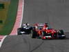 GP USA, 17.11.2013- Gara, Fernando Alonso (ESP) Ferrari F138 davanti a Valtteri Bottas (FIN), Williams F1 Team FW35 