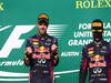 GP USA, 17.11.2013- Gara, Sebastian Vettel (GER) Red Bull Racing RB9 vincitore e terzo Mark Webber (AUS) Red Bull Racing RB9 
