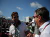 GP USA, 17.11.2013- Gara, Gerard Butler (GBR), Actor e Nigel Mansell