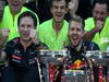 GP USA, 17.11.2013- Gara, Festeggiamenti, Christian Horner (GBR), Red Bull Racing, Sporting Director e Sebastian Vettel (GER) Red Bull Racing RB9 vincitore