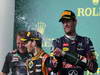 GP USA, 17.11.2013- Gara, terzo Mark Webber (AUS) Red Bull Racing RB9 e secondo Romain Grosjean (FRA) Lotus F1 Team E21 