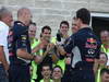 GP USA, 17.11.2013- Gara, Festeggiamenti, Christian Horner (GBR), Red Bull Racing, Sporting Director e Sebastian Vettel (GER) Red Bull Racing RB9 vincitore with Helmut Marko (AUT), Red Bull Racing, Red Bull Advisor 