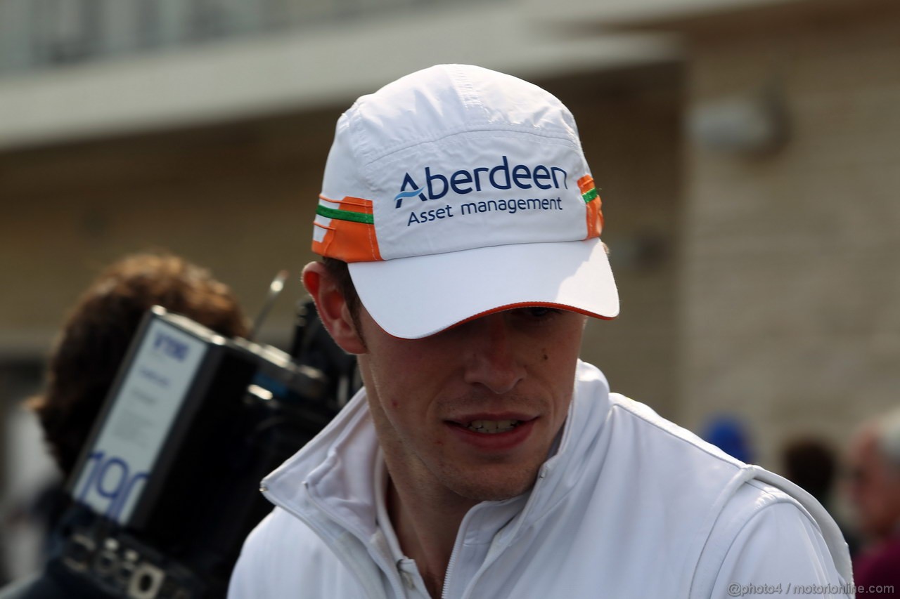 GP USA, 14.11.2013- Paul di Resta (GBR) Sahara Force India F1 Team VJM06 