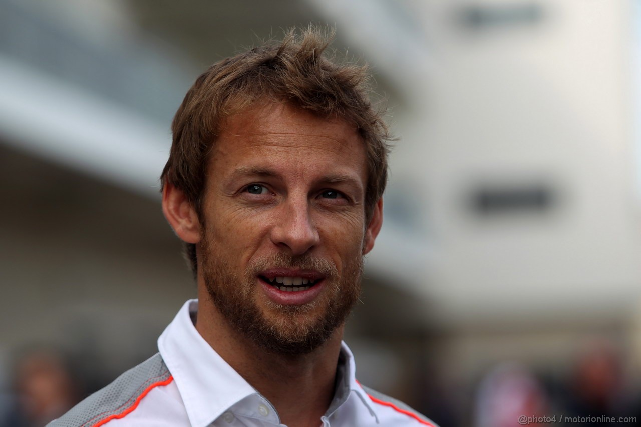 GP USA, 14.11.2013- Jenson Button (GBR) McLaren Mercedes MP4-28 