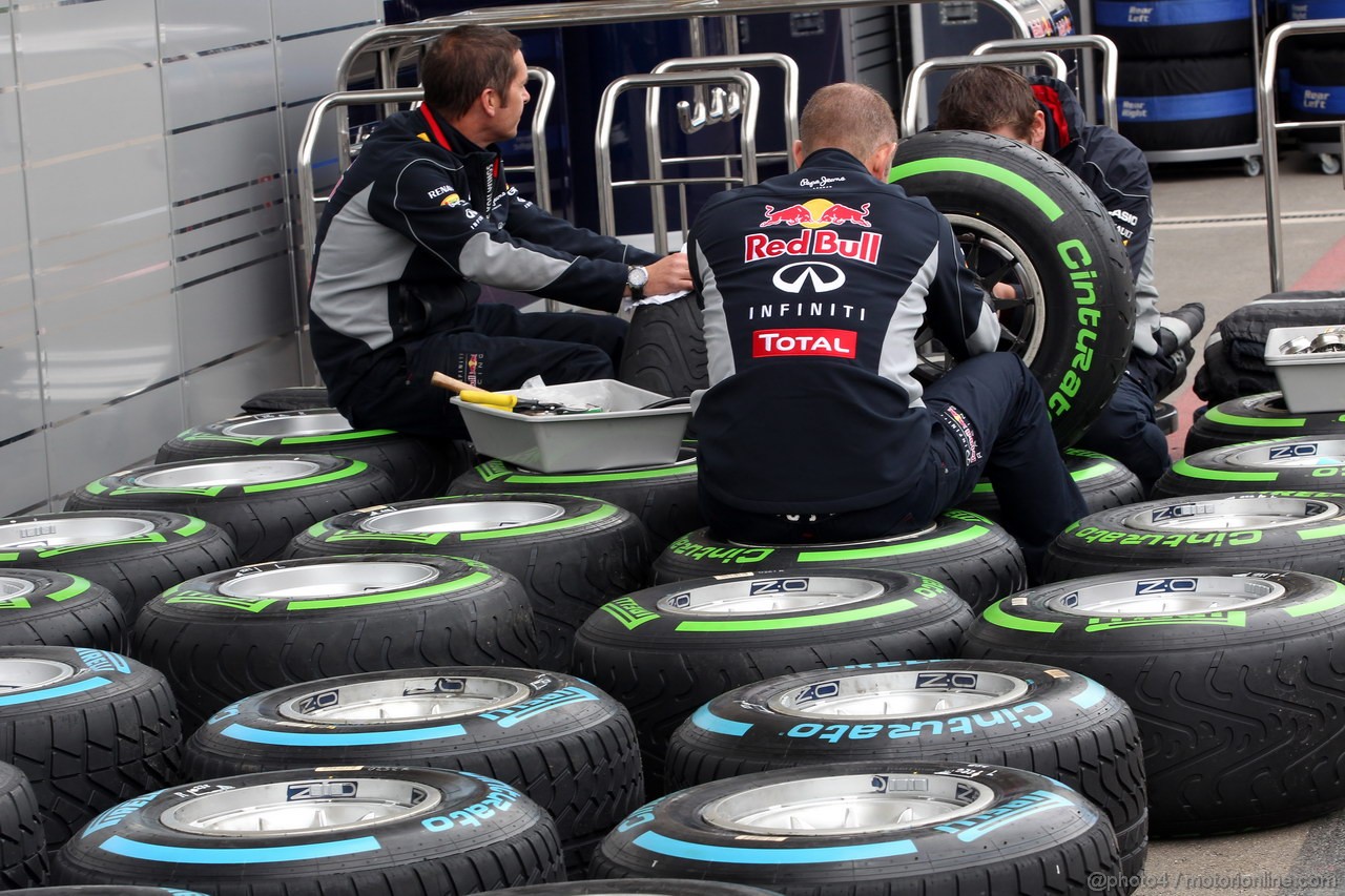 GP USA, 14.11.2013- Pirelli Tyre e OZ Wheels