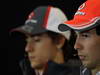 GP USA, 14.11.2013- Conferenza Stampa, Esteban Gutierrez (MEX), Sauber F1 Team C32 e Sergio Perez (MEX) McLaren MP4-28 