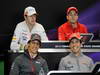 GP USA, 14.11.2013- Conferenza Stampa, (L-R) Paul di Resta (GBR) Sahara Force India F1 Team VJM06, Jules Bianchi (FRA) Marussia F1 Team MR02, Esteban Gutierrez (MEX), Sauber F1 Team C32 e Sergio Perez (MEX) McLaren MP4-28