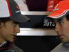 GP USA, 14.11.2013- Conferenza Stampa, Esteban Gutierrez (MEX), Sauber F1 Team C32 e Sergio Perez (MEX) McLaren MP4-28 