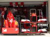 GP USA, 14.11.2013- Ferrari garage