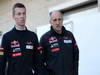GP USA, 14.11.2013- Daniil Kvyat (RUS) Test Driver, Scuderia Toro Rosso STR8 e Franz Tost, Scuderia Toro Rosso, Team Principal