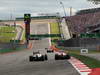 GP USA, 16.11.2013- Qualifiche, Adrian Sutil (GER), Sahara Force India F1 Team VJM06 e Fernando Alonso (ESP) Ferrari F138 