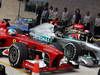 GP USA, 16.11.2013- Qualifiche, Fernando Alonso (ESP) Ferrari F138, Lewis Hamilton (GBR) Mercedes AMG F1 W04 e Heikki Kovalainen (FIN) Lotus F1 Team E21  