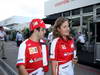 GP USA, 16.11.2013- Felipe Massa (BRA) Ferrari F138 e Stefania Bocchi (ITA), Ferrari