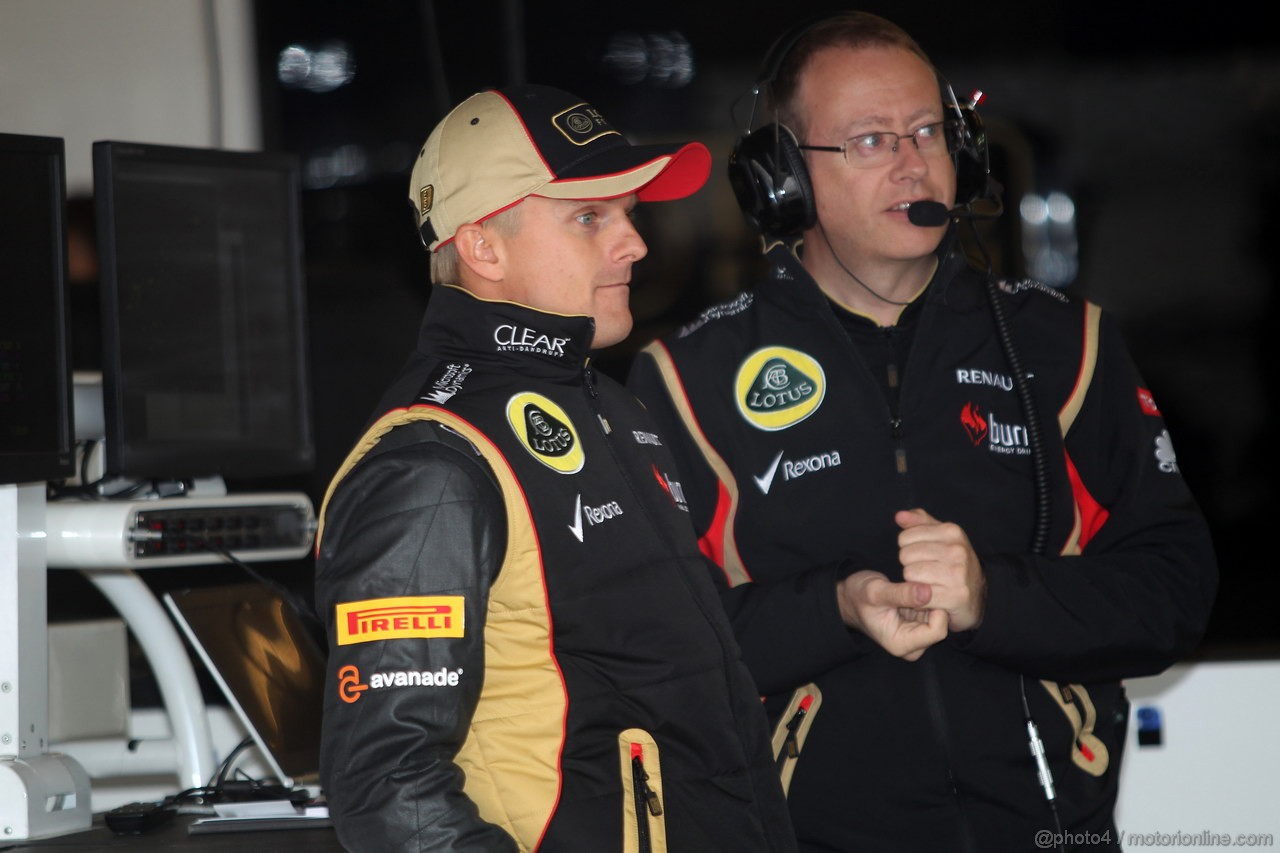 GP USA, 15.11.2013- Prove Libere 1, Heikki Kovalainen (FIN) Lotus F1 Team E21  