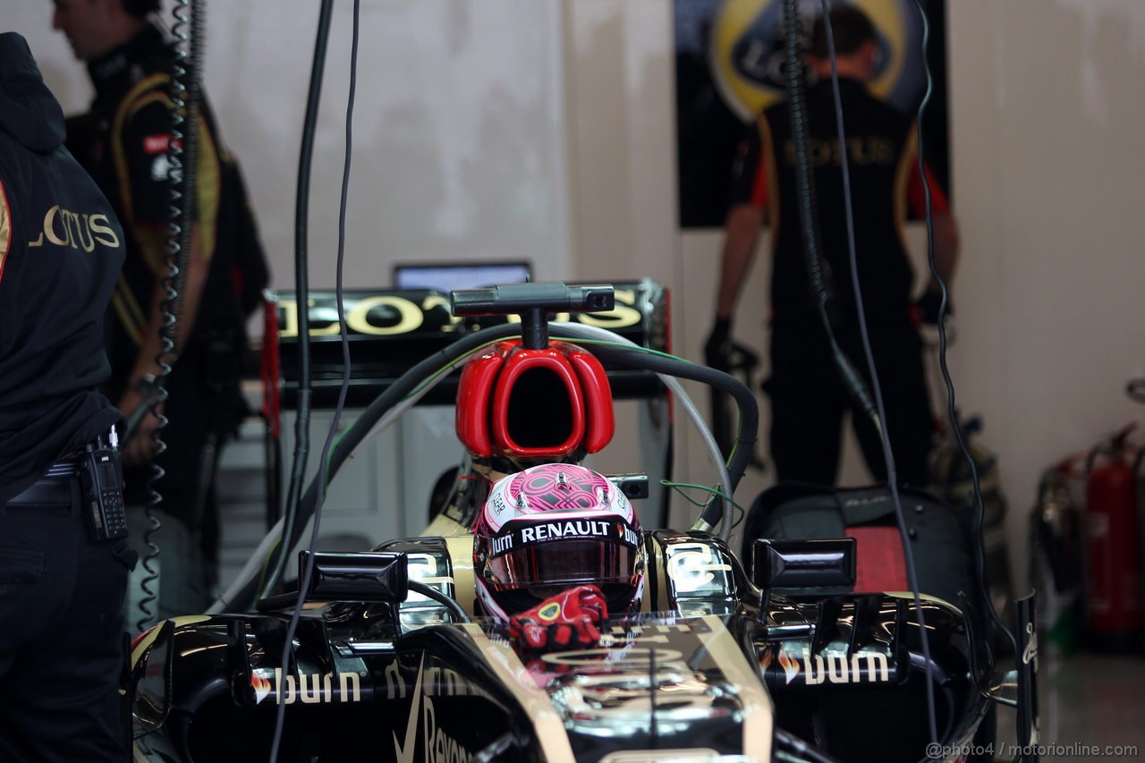 GP USA, 15.11.2013- Prove Libere 1, Heikki Kovalainen (FIN) Lotus F1 Team E21  