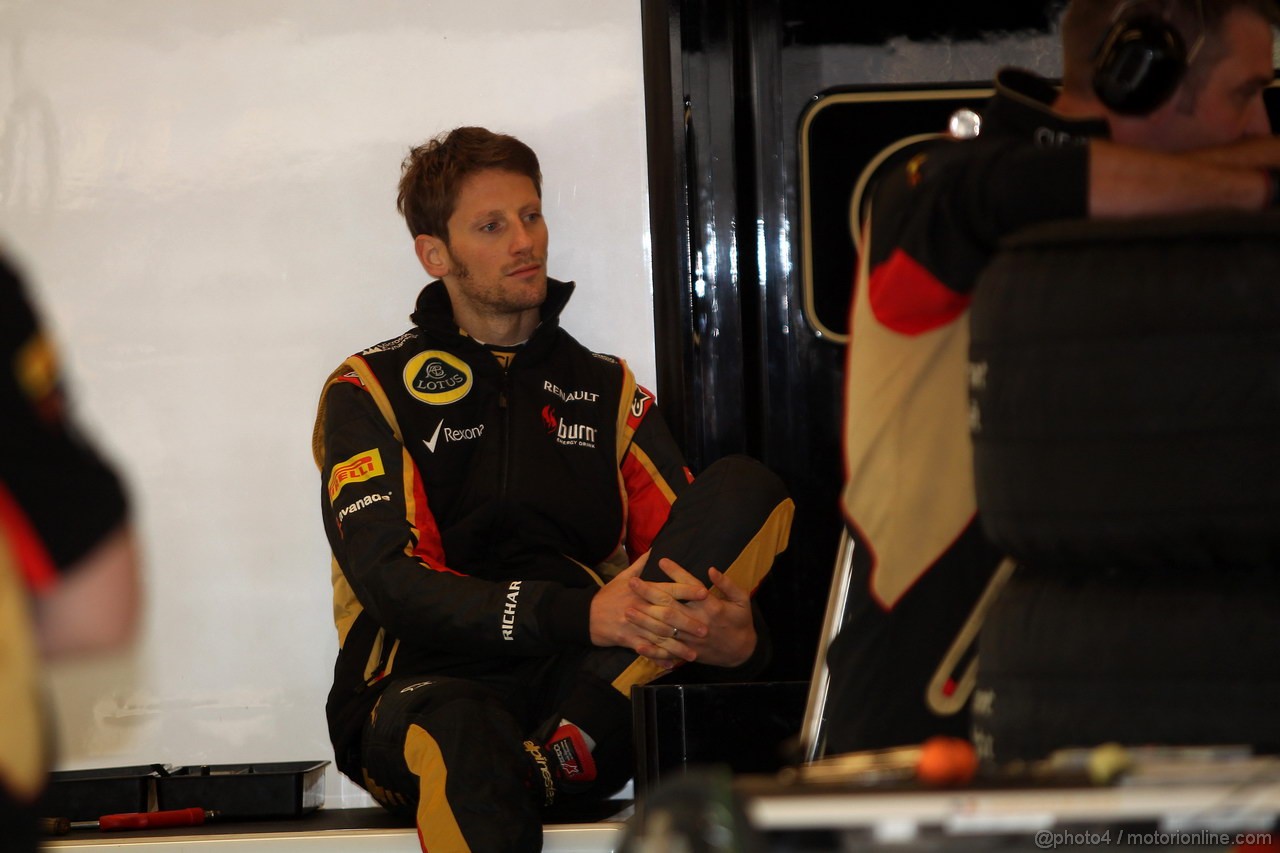 GP USA, 15.11.2013- Prove Libere 1, Romain Grosjean (FRA) Lotus F1 Team E21 