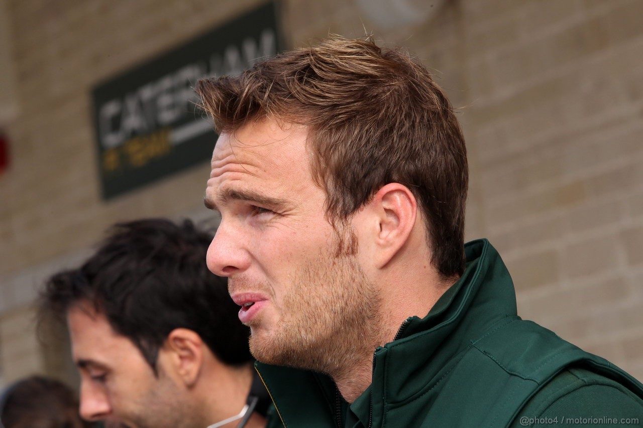 GP USA, 15.11.2013- Prove Libere 1, Giedo Van der Garde (NED), Caterham F1 Team CT03
