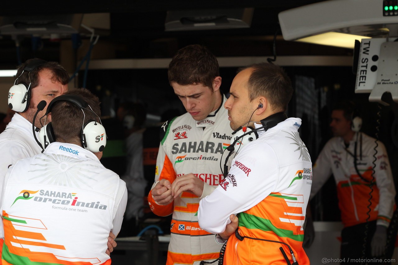 GP USA, 15.11.2013- Prove Libere 1, Paul di Resta (GBR) Sahara Force India F1 Team VJM06