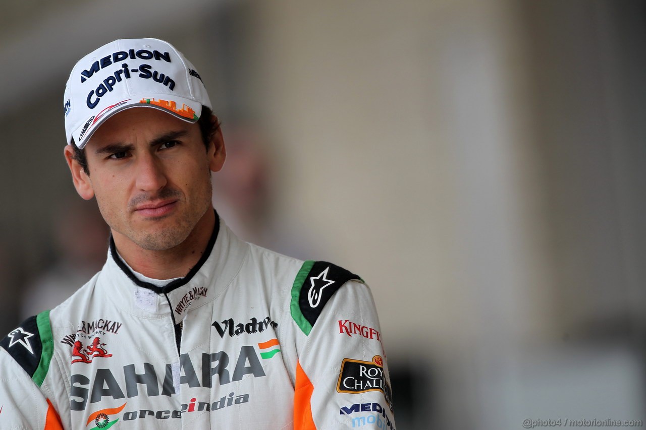 GP USA, 15.11.2013- Prove Libere 1, Adrian Sutil (GER), Sahara Force India F1 Team VJM06 