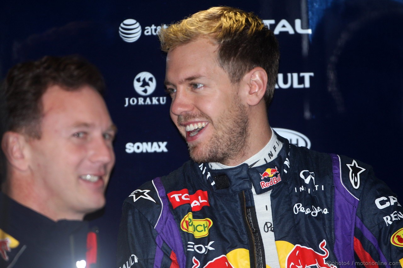 GP USA, 15.11.2013- Prove Libere 1, Sebastian Vettel (GER) Red Bull Racing RB9 