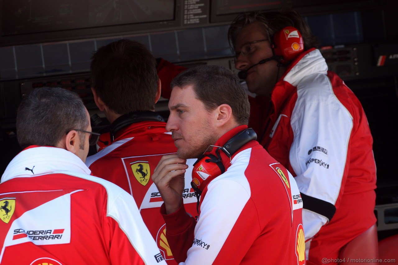GP USA, 15.11.2013- Prove Libere 1, Renato Bisignani (ITA), Press Officer Ferrari 