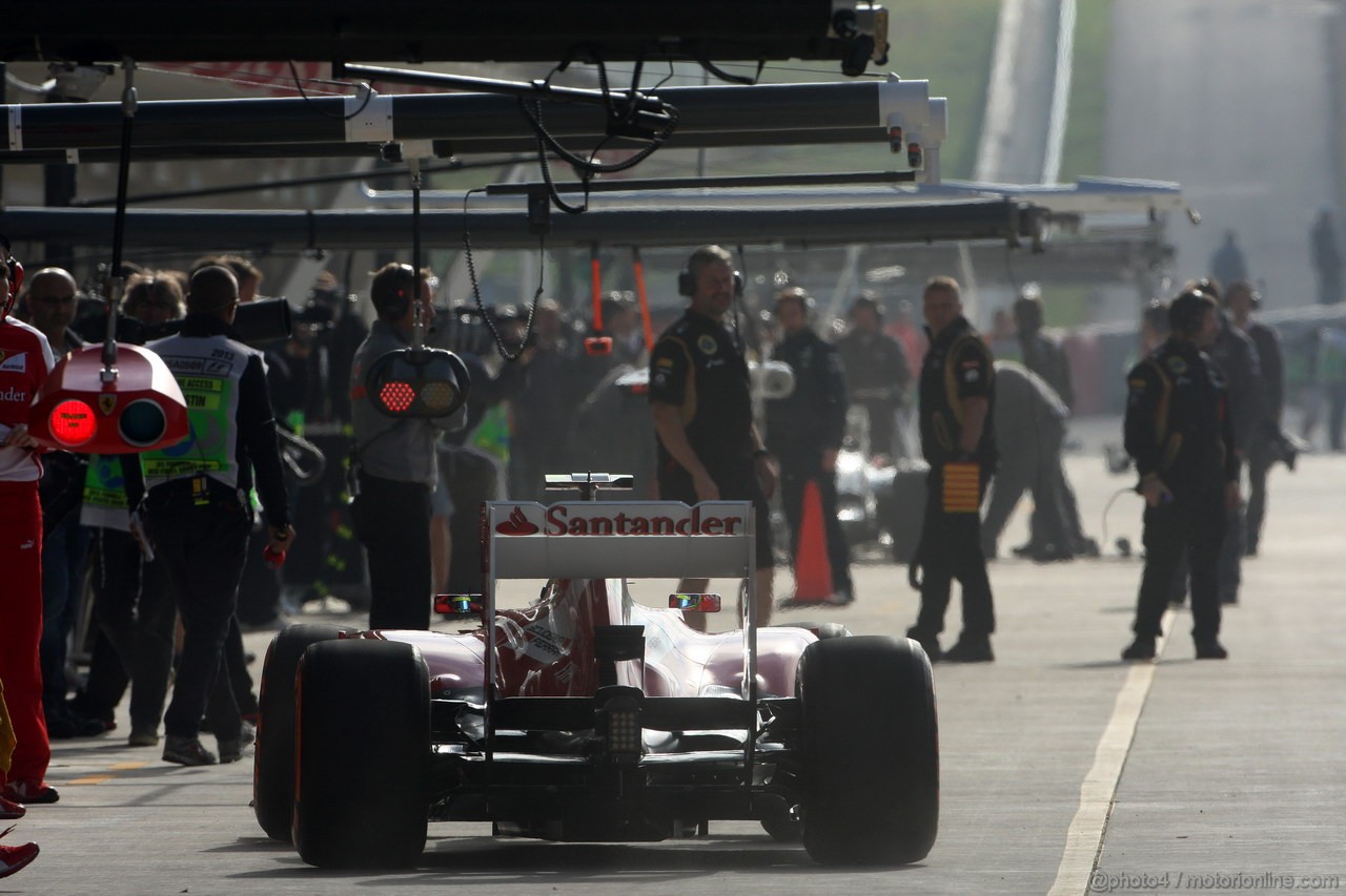 GP USA, 15.11.2013- Prove Libere 1, Fernando Alonso (ESP) Ferrari F138 