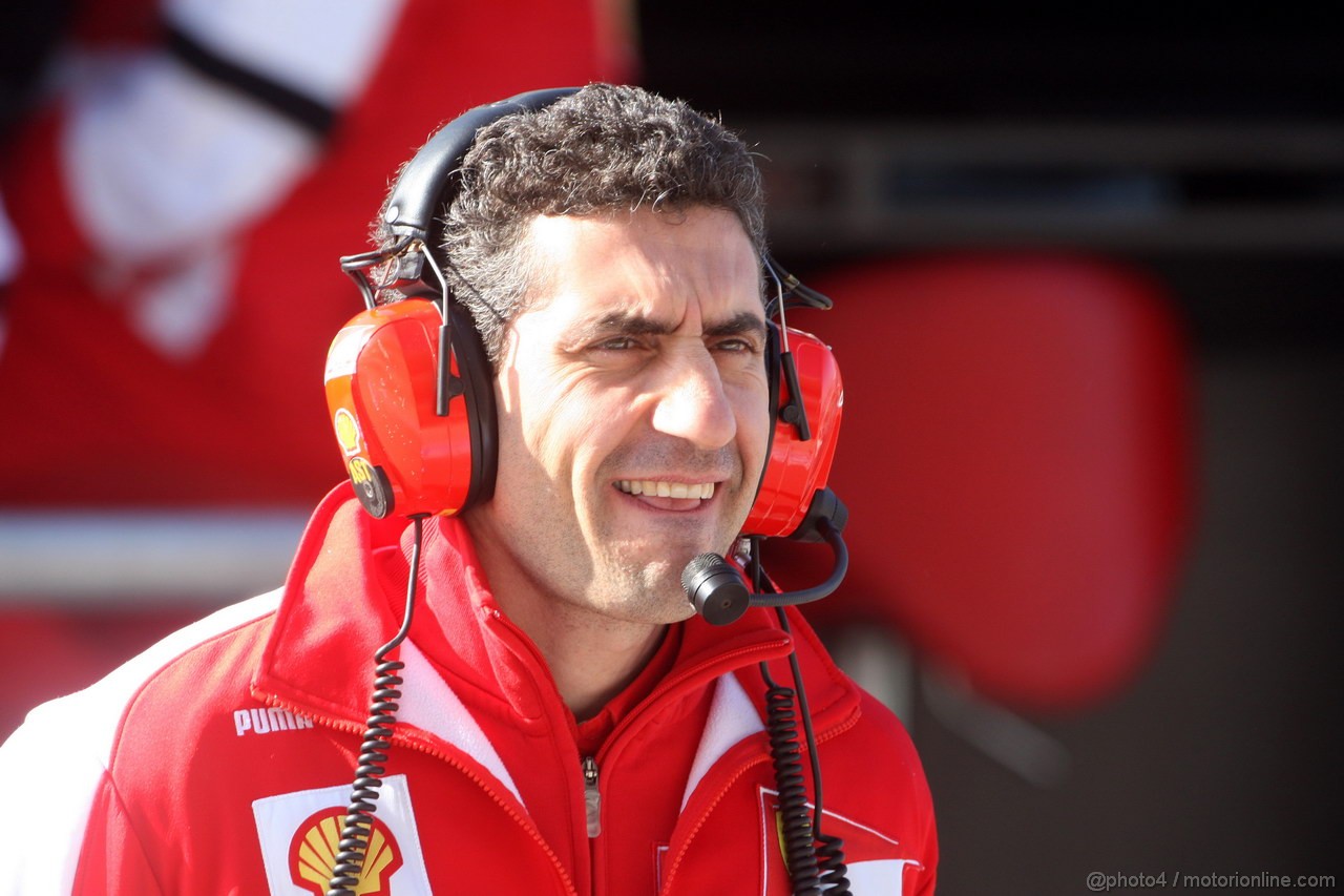 GP USA, 15.11.2013- Prove Libere 1, Andrea Stella (ITA) Ferrari race Engineer 