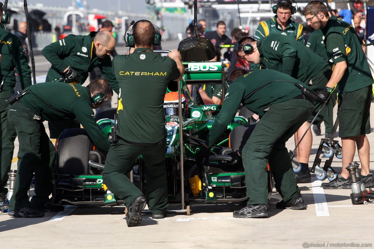 GP USA, 15.11.2013- Prove Libere 1, Alexander Rossi (USA) Caterham Racing 