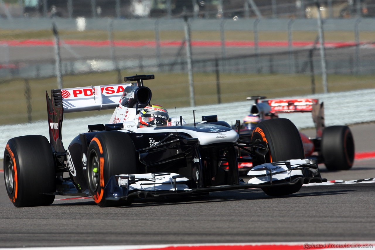 GP USA, 15.11.2013- Prove Libere 1, Pastor Maldonado (VEN) Williams F1 Team FW35 