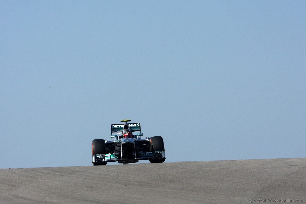 GP USA, 15.11.2013- Prove Libere 1, Lewis Hamilton (GBR) Mercedes AMG F1 W04 