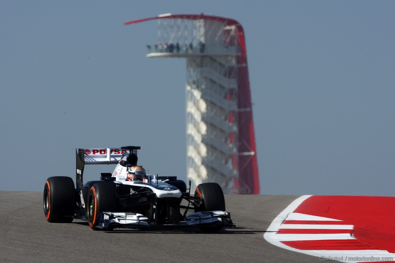 GP USA, 15.11.2013- Prove Libere 1, Pastor Maldonado (VEN) Williams F1 Team FW35 