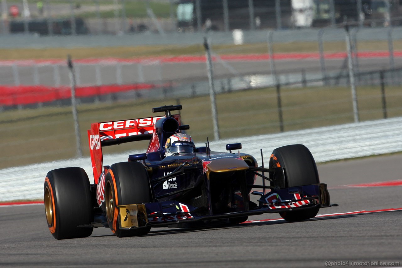 GP USA, 15.11.2013- Prove Libere 1, Daniil Kvyat (RUS) Test Driver, Scuderia Toro Rosso STR8  