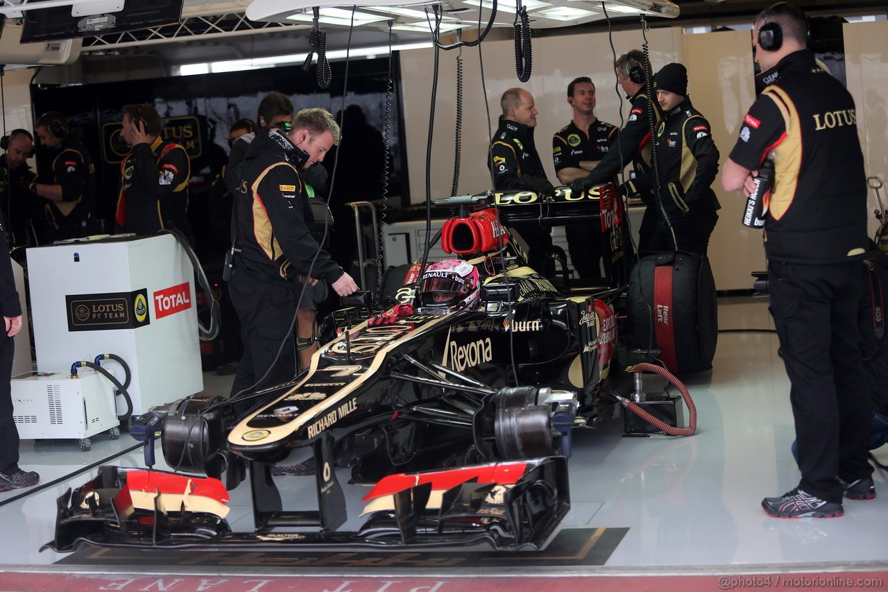 GP USA, 15.11.2013- Prove Libere 1, Heikki Kovalainen (FIN) Lotus F1 Team E21  